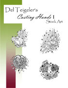 Del Teigeler's Casting Hands I Stock Art