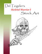 Monster: Skeletal Warrior I - Stock Art