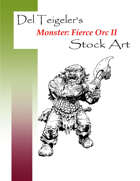 Monster: Fierce Orc II - Stock Art