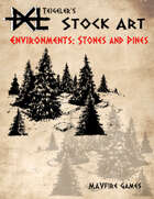 Environments: Stones and Pines - Stock Art