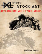 Environments: Vine Covered Stones - Stock Art