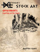 Environments: Scaffold in the Trees - Stock Art