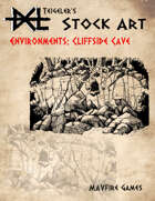 Environments: Cliff-side Cave - Stock Art