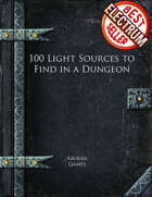 100 Light Sources to Find in a Dungeon