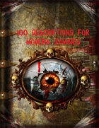 100 Descriptions for Modern Zombies