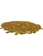 Colour Filler Art - Gold Coin Pile