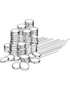 Filler Art - Coin Stacks