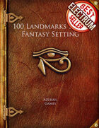 100 Landmarks for a Fantasy Setting