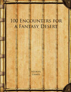100 Encounters for a Fantasy Desert