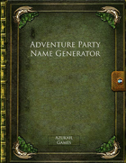 Adventure Party Name Generator