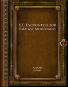 100 Encounters for Fantasy Mountains