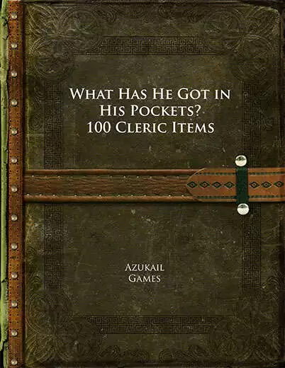 What Has He Got in His Pockets? 100 Cleric Items