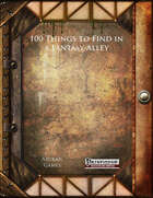 100 Things to Find in a Fantasy Alley (PFRPG)