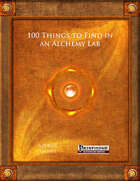100 Things to Find in an Alchemy Lab (PFRPG)