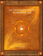100 Things to Find in an Alchemy Lab