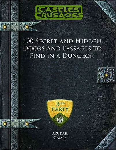 Cover of 100 Secret and Hidden Doors and Passages to Find in a Dungeon (C&C)