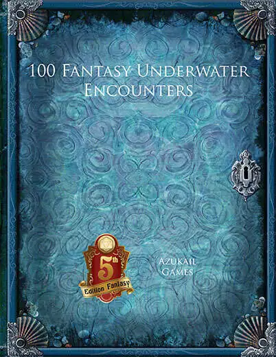 Cover of 100 Fantasy Underwater Encounters (5E)