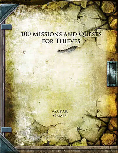 Cover of 100 Missions and Quests for Thieves