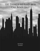 100 Things to Find at a Car Boot Sale