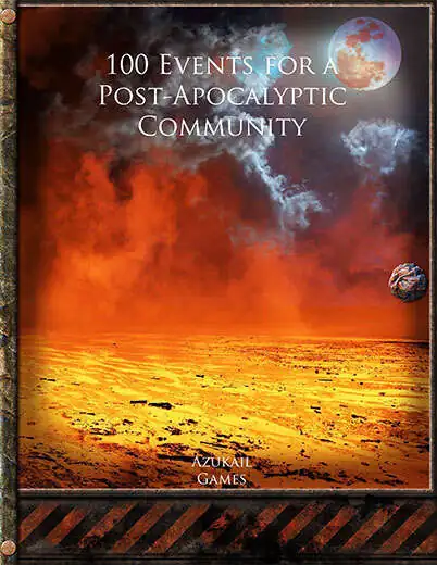 Cover of 100 Events for a Post-Apocalyptic Community