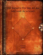 100 Sights To See At An Arcane Academy
