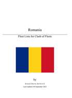 Clash of Fleets - Romanian Navy