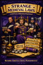 The Strange Medieval Laws d100 DLux - PDF VERSION