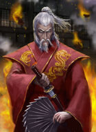 Thunderegg Stock Art: Red Samurai Lord
