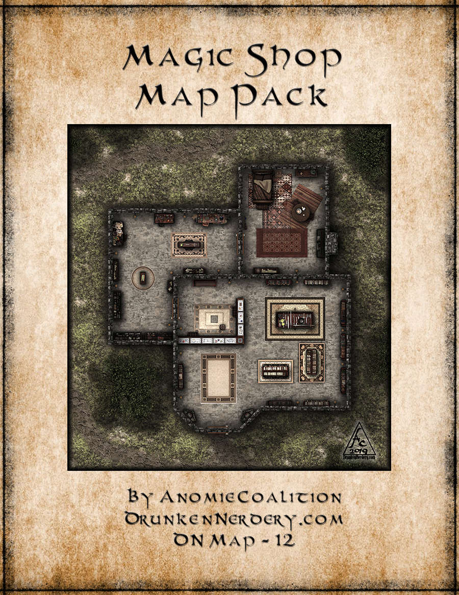 【送料無料/即納】  - 12 Map DN Magic DriveThruRPG | Nerdery Drunken - Shop 管楽器・吹奏楽器