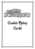Maelstrom Domesday Combat Option Cards