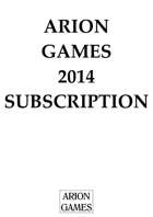 Arion Games 2014 Paper Mini Subscription