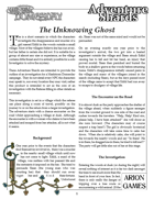 The Unknowing Ghost