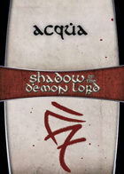 Shadow of the Demon Lord: Carte Magia ACQUA