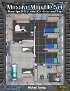 Massive Map Tile Set: Starships & Stations Corridors and Bays