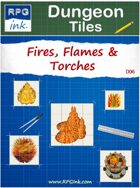 Dungeon Tiles - D06 - Fire, Flames & Torches