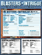 Blasters + Intrigue: Ship Manifests