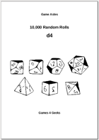 10,000 Random Rolls - d4