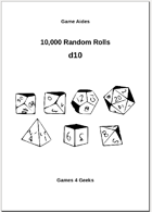 10,000 Random Rolls - d10