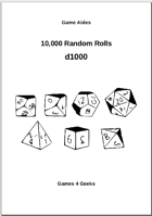 10,000 Random Rolls - d1000