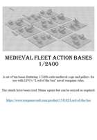 Medieval Cogs and Galleys 1/2400
