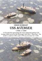 USS Avenger, 1/600 and 1/1200