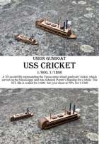USS Cricket, 1/600 and 1/1200