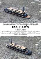 USS Fawn, 1/600 and 1/1200