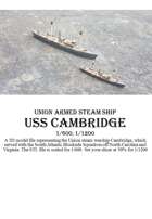 USS Cambridge, 1/600 and 1/1200