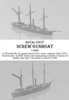 Royal Navy Screw Gunboat