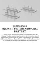 French / British Armoured Battery, Crimean War