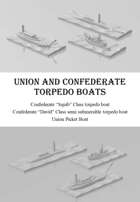 Union and Confederate Torpedo Boats