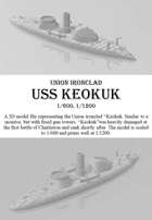 USS Keokuk, 1/600 and 1/1200