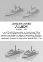 River Steamer Allison, 1/600, 1/1200