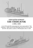 USS Vindicator 1/600, 1/1200